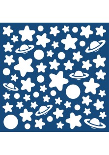 White Stars φωσφορίζοντα τοίχου M ANGO