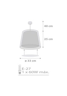 Stars Gray κρεμαστό οροφής ANGO