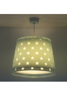 Stars Green κρεμαστό παιδικό φωτιστικό οροφής ANGO