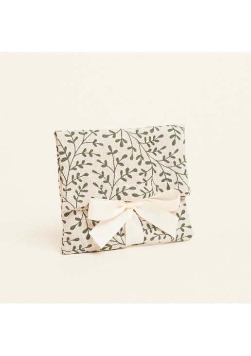 Beauty Home ΠΟΥΓΚΙ ΜΕ ΚΟΡΔΕΛΑ 12 x 17 cm ΠΡΑΣΙΝΑ ΚΛΑΔΑΚΙΑ