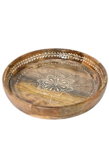 Beauty Home Δίσκος Ξύλο μάνγκο 20 x 5 cm