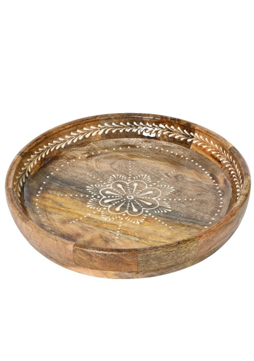 Beauty Home Δίσκος Ξύλο μάνγκο 20 x 5 cm