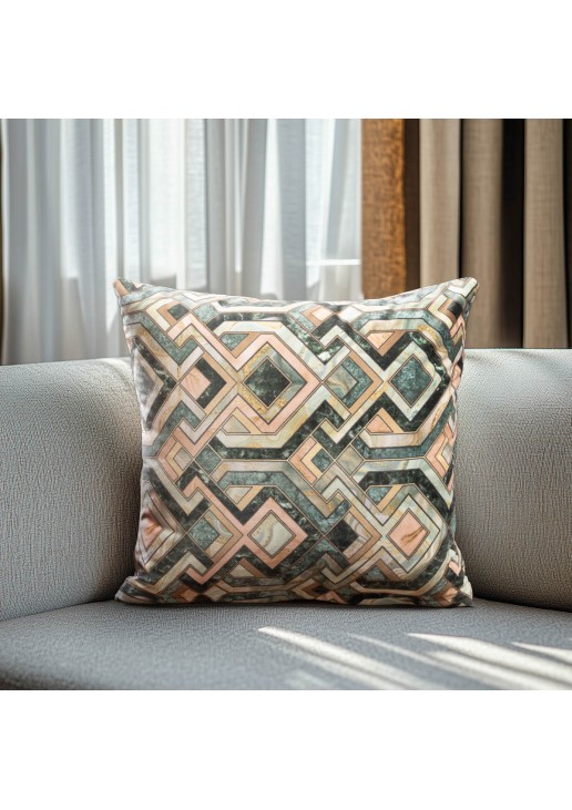Beauty Home ΜΑΞΙΛΑΡΟΘΗΚΗ ΒΕΛΟΥΔΟ MARBLE LUXURY 45 x 45 cm
