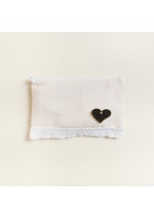 Beauty Home ΠΟΡΤΟΦΟΛΑΚΙ 9 x 16 cm ΚΕΝΤΗΜΑ ΡΟΜΒΟΣ ΕΚΡΟΥ