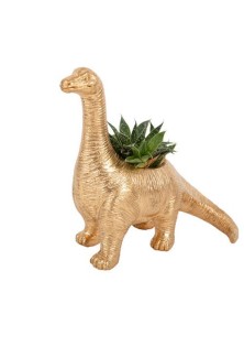 Beauty Home Βάζο Χρυσό Βραχιόσαυρος 16 x 18 x 6,5 CM