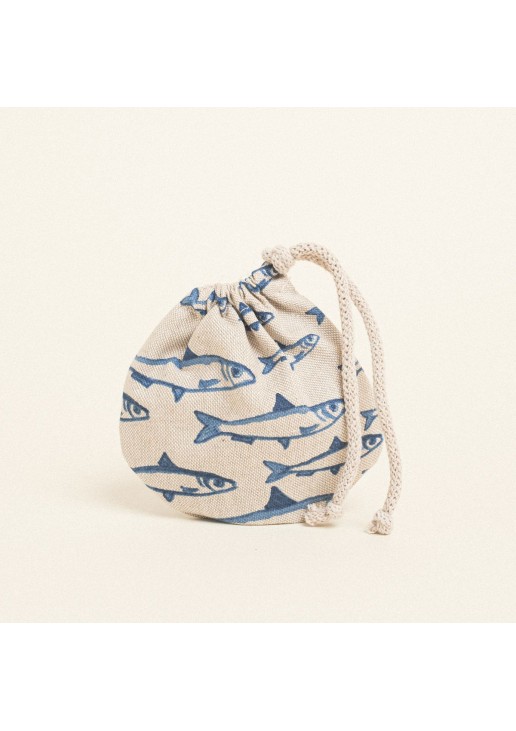 Beauty Home ΠΟΥΓΚΙ ΟΒΑΛ ΜΕ ΚΟΡΔΟΝΙ 13 x 14 cm ΨΑΡΙΑ ΜΕ ΟΨΗ ΖΩΓΡΑΦΙΣΜΕΝΑ ΣΤΟ ΧΕΡΙ