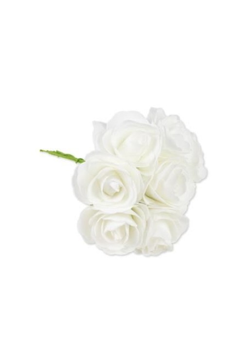 Beauty Home ΜΠΟΥΚΕΤΟ ΛΕΥΚΑ ΤΡΙΑΝΤΑΦΥΛΛΑ 15 CM