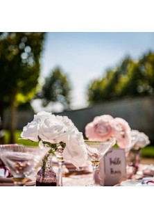 Beauty Home ΜΠΟΥΚΕΤΟ ΛΕΥΚΑ ΤΡΙΑΝΤΑΦΥΛΛΑ 15 CM