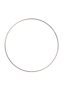 Beauty Home ΜΕΤΑΛΛΙΚΟΣ ΚΥΚΛΟΣ ΡΟΖ ΧΡΥΣΟ 40 CM