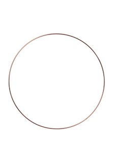 Beauty Home ΜΕΤΑΛΛΙΚΟΣ ΚΥΚΛΟΣ ΡΟΖ ΧΡΥΣΟ 40 CM