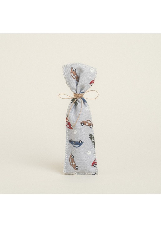 Beauty Home ΠΟΥΓΚΙ 6 x 19 cm ΜΙΝΙ ΑΥΤΟΚΙΝΗΤΑΚΙΑ ΓΚΡΙ