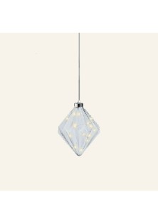 Beauty Home ΦΑΝΑΡΙ ΕΣΩΤΕΡΙΚΟΥ ΧΩΡΟΥ ΔΙΑΜΑΝΤΙ 16 CM ΜΕ LED