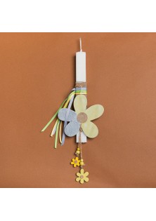 Beauty Home ΛΑΜΠΑΔΑ 33cm ΞΥΛΙΝΗ ΜΑΡΓΑΡΙΤΑ ΛΑΧΑΝΙ ΣΕ ΣΥΣΚΕΥΑΣΙΑ ΔΩΡΟΥ