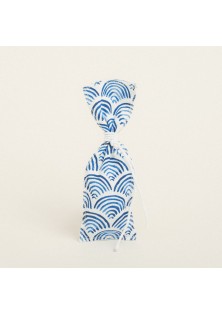 Beauty Home ΠΟΥΓΚΙ 6 x 19 cm ΜΠΛΕ ΚΥΜΑΤΑ