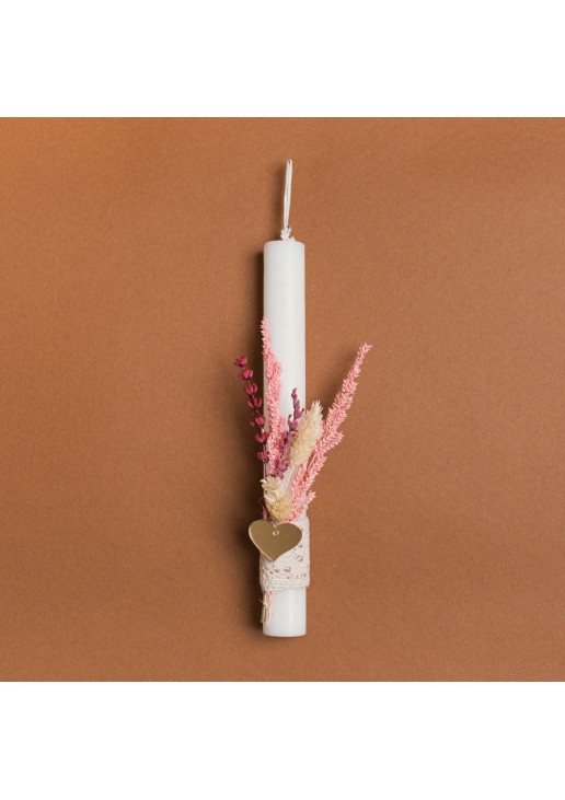 Beauty Home ΛΑΜΠΑΔΑ 25cm ΑΠΟΞΗΡΑΜΕΝΑ ΜΕ ΚΑΡΔΙΑ PLEXI GLASS ΕΚΡΟΥ ΣΕ ΣΥΣΚΕΥΑΣΙΑ ΔΩΡΟΥ