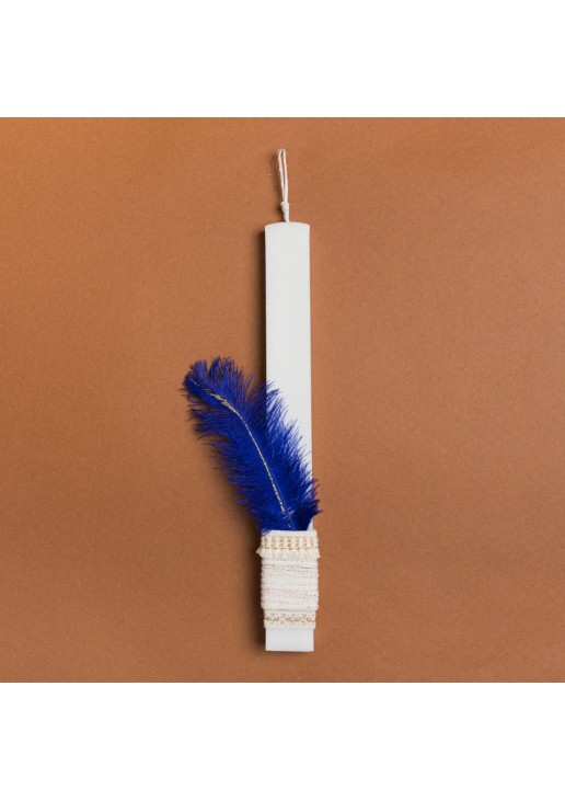 Beauty Home ΛΑΜΠΑΔΑ 33cm ΠΟΥΠΟΥΛΟ ΜΠΛΕ ΡΟΥΑ ΣΕ ΣΥΣΚΕΥΑΣΙΑ ΔΩΡΟΥ