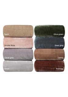 Beauty Home Κουβέρτα μονόχρωμη υπέρδιλη Bernese Art 10500 σε 8 αποχρώσεις 220x240 Camel