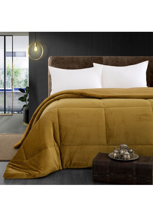 Beauty Home Κουβερτοπάπλωμα υπέρδιπλο Art 11054 220x240 Κίτρινο