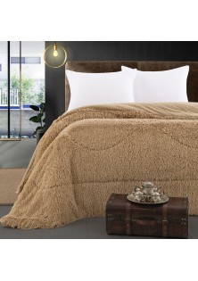 Beauty Home Κουβερτοπάπλωμα υπέρδιπλο Art 11066 220x240 Μπεζ