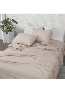 Beauty Home Σετ παπλωματοθήκη υπέρδιπλη Hilton Art 11151 230x250 Μπεζ