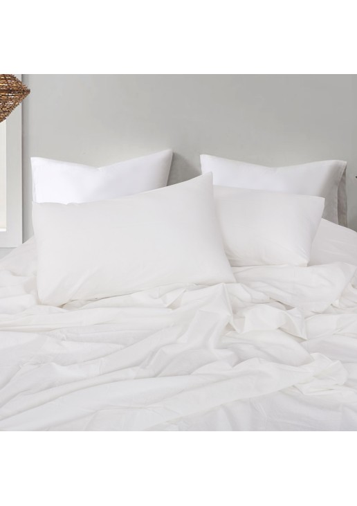Beauty Home Σετ σεντόνια υπέρδιπλα Hilton Art 11151 240x280 Λευκό