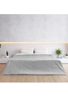 Beauty Home Κουβέρτα King Size διπλής όψεως Cross matelasse Art 11173 260x270 Γκρι