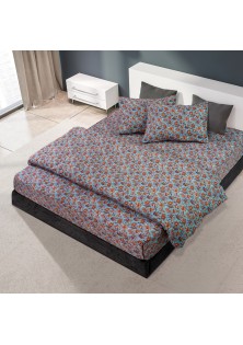 Beauty Home Σετ παπλωματοθήκη φανελένια υπέρδιπλη Mornos Art 11182 230x250 Εμπριμέ