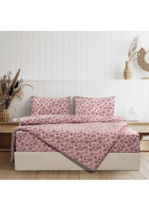Beauty Home Σετ σεντόνια φανελένια υπέρδιπλα Varda Art 11183 240x260 Εμπριμέ