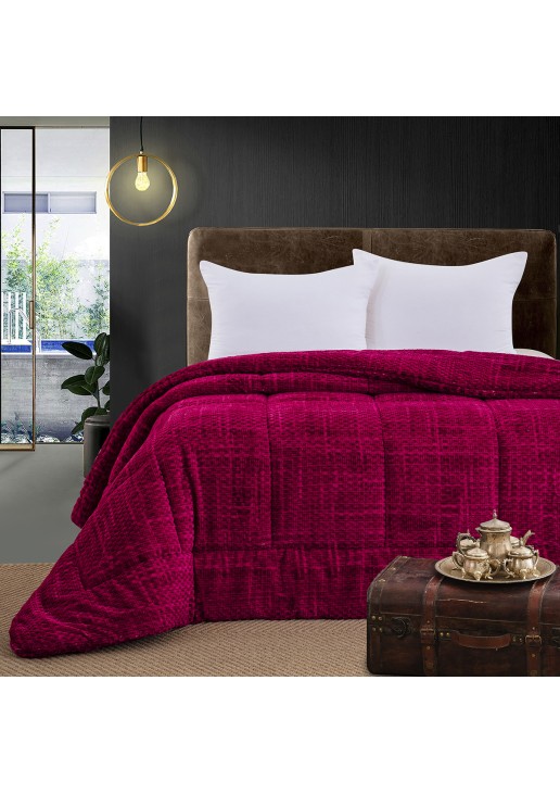 Beauty Home Κουβερτοπάπλωμα υπέρδιπλο Art 11526 220x240 Μπορντό