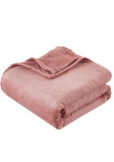 Beauty Home Κουβέρτα μονόχρωμη μονή Fleece Art 11551 160x220 Ροδακινί