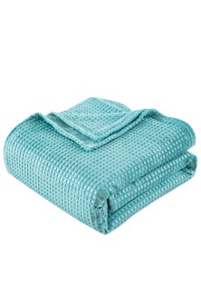 Beauty Home Κουβέρτα μονόχρωμη μονή Fleece Art 11554 160x220 Τυρκουαζ