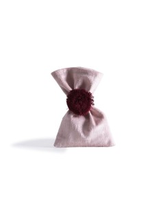 Beauty Home ΠΟΥΓΚΙ ΒΕΛΟΥΔΟ ΜΕ ΟΨΗ ΜΑΡΜΑΡΟΥ ΡΟΖ 12 x 17 cm