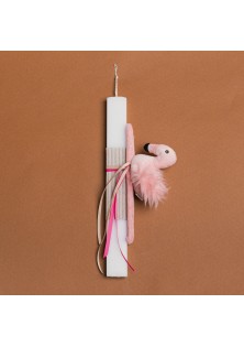 Beauty Home ΛΑΜΠΑΔΑ 33cm ΒΡΑΧΙΟΛΙ ΛΟΥΤΡΙΝΟ ΦΛΑΜΙΝΓΚΟ ΣΕ ΣΥΣΚΕΥΑΣΙΑ ΔΩΡΟΥ