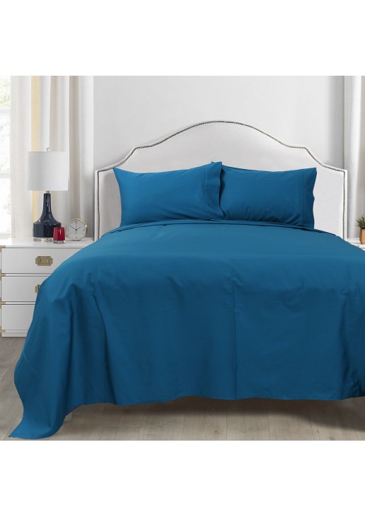 Beauty Home Σετ σεντόνια King Size με λάστιχο 4 Seasons Art 12000 260x270 Πετρόλ