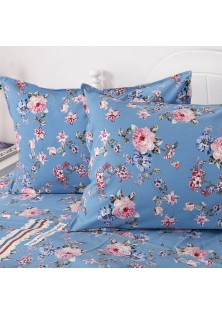 Beauty Home Σετ σεντόνια Cotton Brushed υπέρδιπλα Sheraton Art 12003 230x260 Εμπριμέ