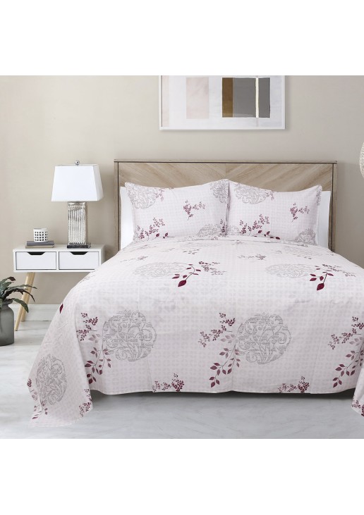 Beauty Home Σετ κουβερλί υπέρδιπλo Conrad Art 12007 220x240 Εμπριμέ