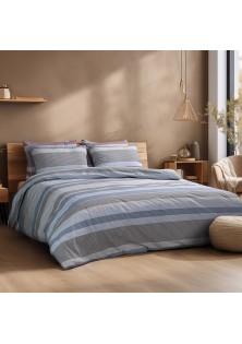 Beauty Home Σετ παπλωματοθήκη υπέρδιπλη Mae Art 12084 220x250 Σιελ