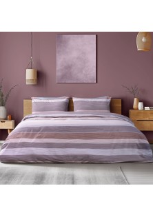 Beauty Home Σετ σεντόνια μονά με λάστιχο Maya Art 12085 105x200+30 Λιλά