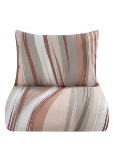 Beauty Home Σετ σεντόνια King size Lily Art 12086 270x260 Μπεζ,Κεραμιδί