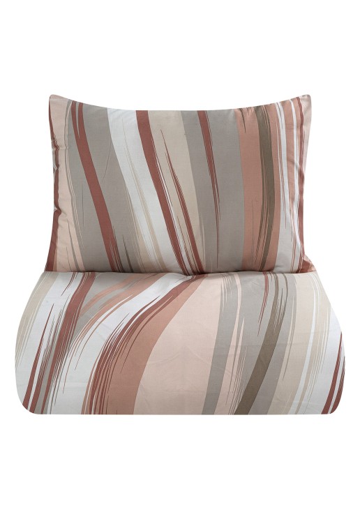 Beauty Home Σετ σεντόνια King size Lily Art 12086 270x260 Μπεζ,Κεραμιδί