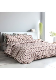 Beauty Home Σετ παπλωματοθήκη υπέρδιπλη Barbados Art 12182 230x250 Σομόν