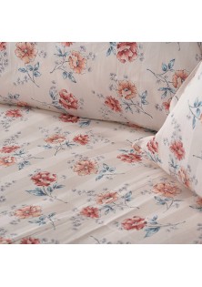 Beauty Home Σετ κουβερλί υπέρδιπλο Art 12218 Chloe 100% Βαμβακοσατέν 300tc 220x240 Μπεζ