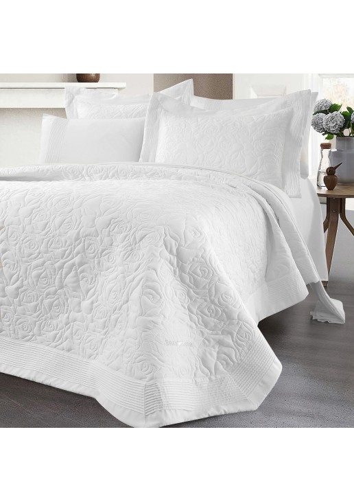 Beauty Home Νυφικό σετ 7 τμχ Rose Art 12500 230x250 Λευκό