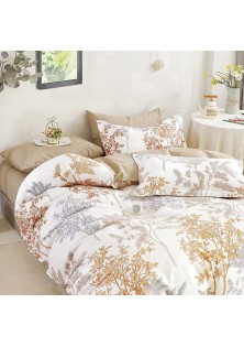 Beauty Home Σετ παπλωματοθήκη υπέρδιπλη Art 12602 Rossi 23x250 Εκρού,Μπεζ