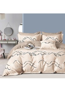 Beauty Home Σετ κουβερλί υπέρδιπλο Art 12609 Nicolo 220x240 Μπεζ