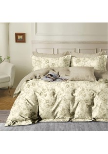 Beauty Home Σετ παπλωματοθήκη υπέρδιπλη Art 12622 Charles 230x250 Μπεζ