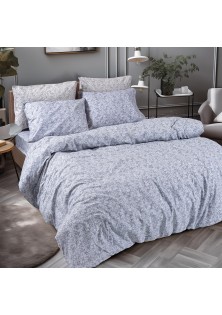 Beauty Home Σετ παπλωματοθήκη φανελένια μονή Flame Art 12631 160x240 Γκρι