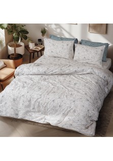 Beauty Home Σετ παπλωματοθήκη φανελένια μονή Cinsault Art 12637 160x240 Μπεζ