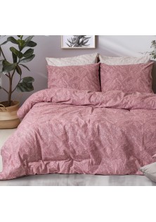 Beauty Home Σετ παπλωματοθήκη φανελένια μονή Crimson Art 12638 160x240 Σάπιο Μήλο
