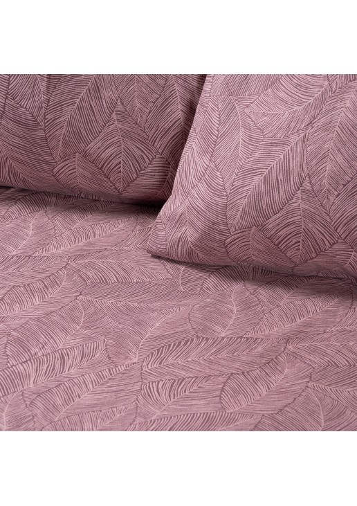 Beauty Home Σετ παπλωματοθήκη φανελένια μονή Crimson Art 12638 160x240 Σάπιο Μήλο